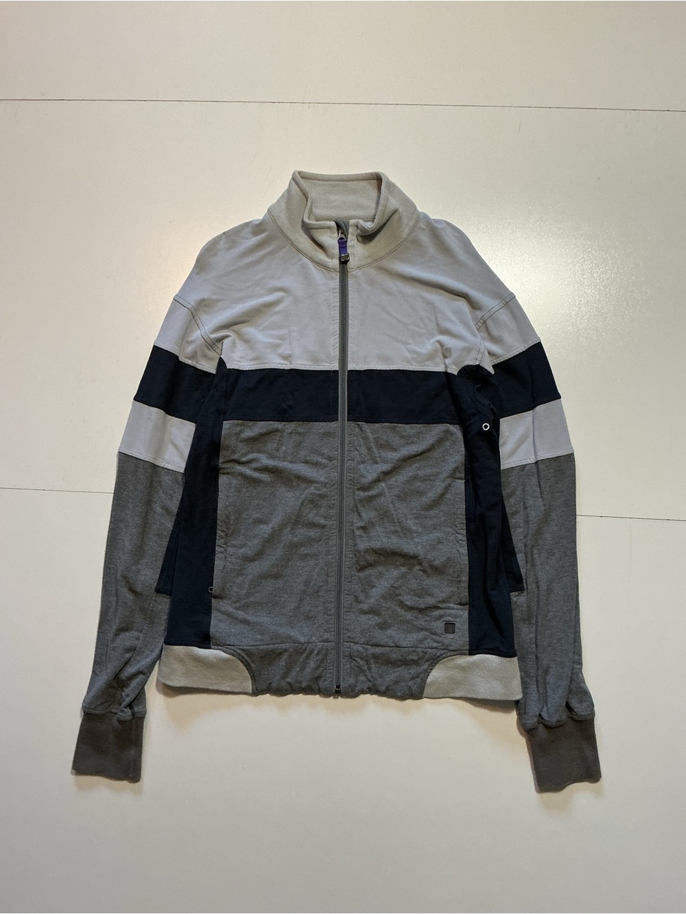 Lululemon Performance Color Block Full Zip Men's Stretch Gym Training Jacket